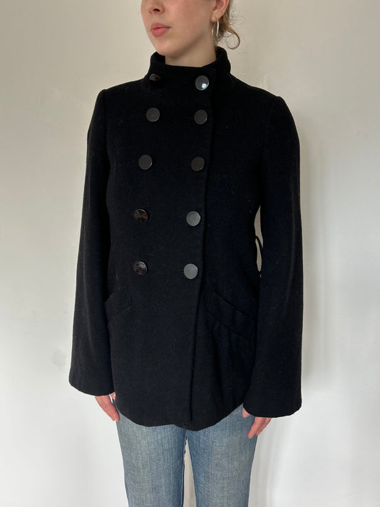 Black button up jacket (size 10)